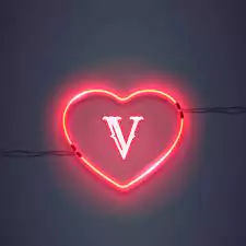 v letter images